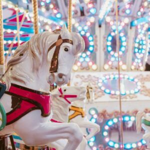 Families can enjoy some fair ground rides and browse food vans from our trusted partners after their visit with Santa.
